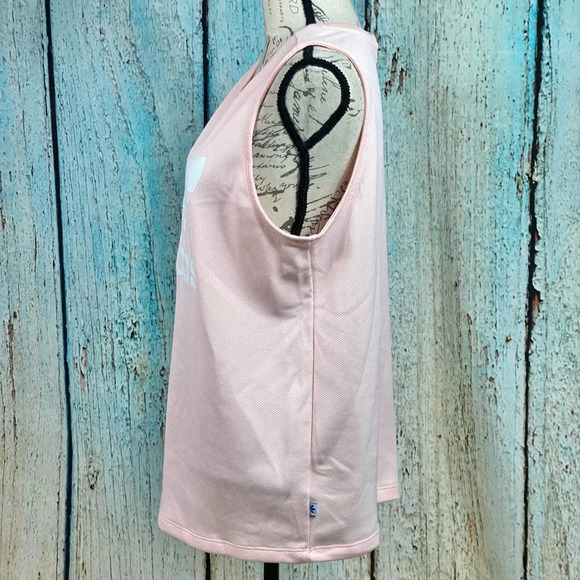 ADIDAS LN Blush Pink White Trefoil Tank - Picture 7 of 11